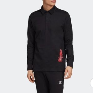 NWT Adidas x Keiichi Tanaami cotton rugby shirt